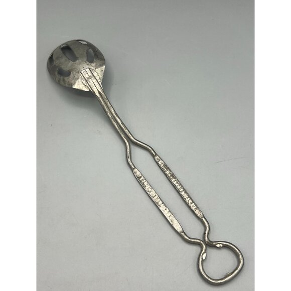VTG Slotted Metal Spoon Bottle Opener Little Hatchet Flour Wilber & De Witt Nebr - Picture 9 of 9